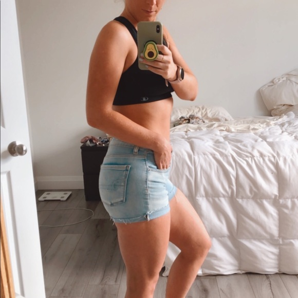 Hi-Rise American Eagle Next Level Stretch Shorts - Picture 3 of 13